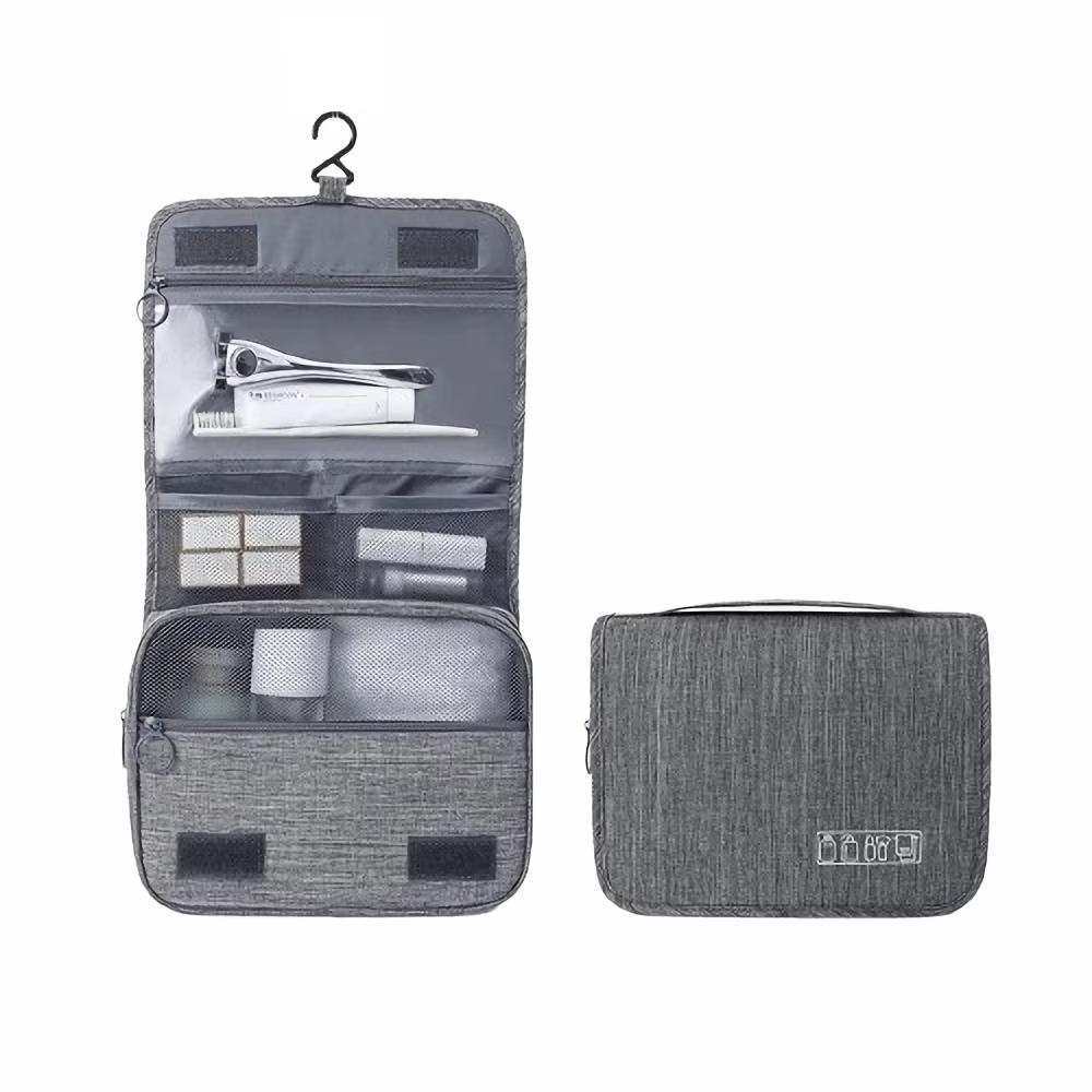 

Toiletry Bag Travel Bag,Makeup Cosmetic Bag Organizer for Accessories,Multifunctional Cosmetic Storage for Various Travel Needs серый