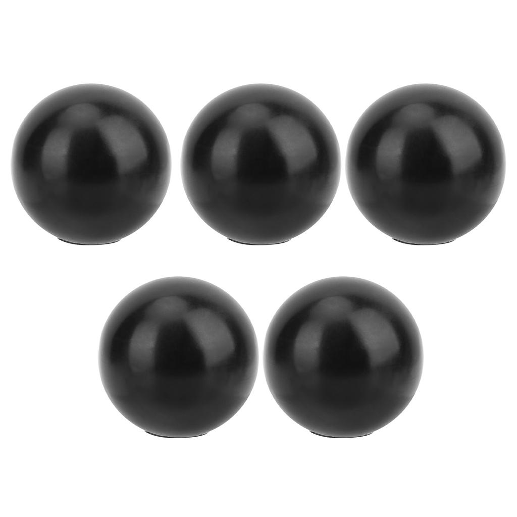 5Pcs Black Round Ball Engineering Plastic Lever Knob M10*35 Machine Tool Replacement