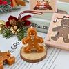 Gingerbread Man Shaped Scented Candle,  Soy Wax Christmas Decorative Candle,  for Christmas Eve Party Decoration and Gift