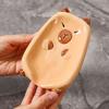 Sloping Base Capybara Soap Tray Cartoon Soap Storage Rack Self Draining Soap Holder  Household