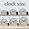 [10-14Inch] High-Quality 1 High-Quality Wooden High-Quality Patterned High-Quality Wall High-Quality Clock, High-Quality Silent High-Quality Running