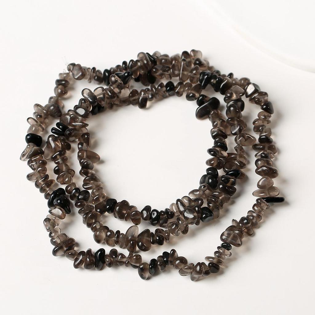 80cm Natürliche Amethyst Splitterkette - Poliert, Unregelmäßige Streifen für DIY Schmuck & Armbänder