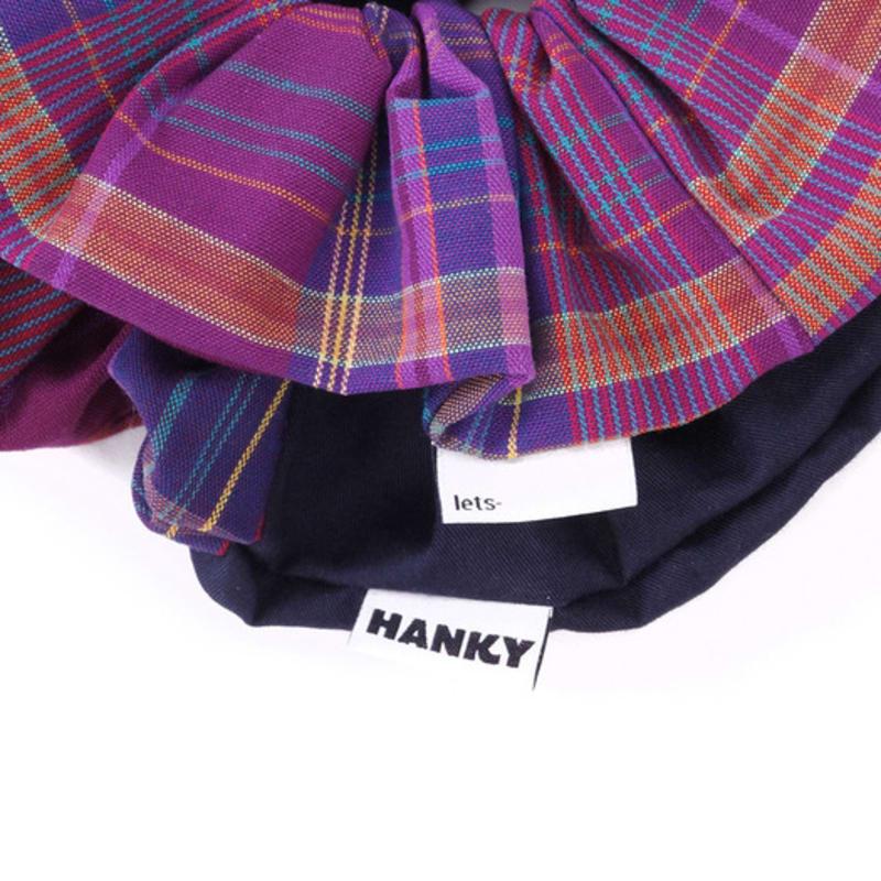 HANKY DONUT SCRUNCHIE [Blueberry] (1pc)