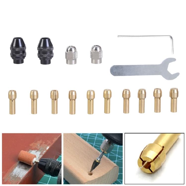 16pcs Versatile Drill Bit Chuck Set Engineered For Accuracy And Long Time Performances Across Various Drilling Tasks