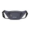 Men Fanny Pack Waist Bag Zipper Supplies Adjustable Strap Casual Shoulder Bag for Running Cycling Workout Outdoor Sports Travel