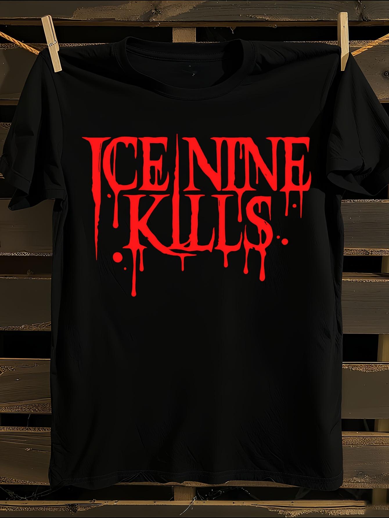 Ice Nine Kills Gothic Lettering Crossed Swords Back Print... L