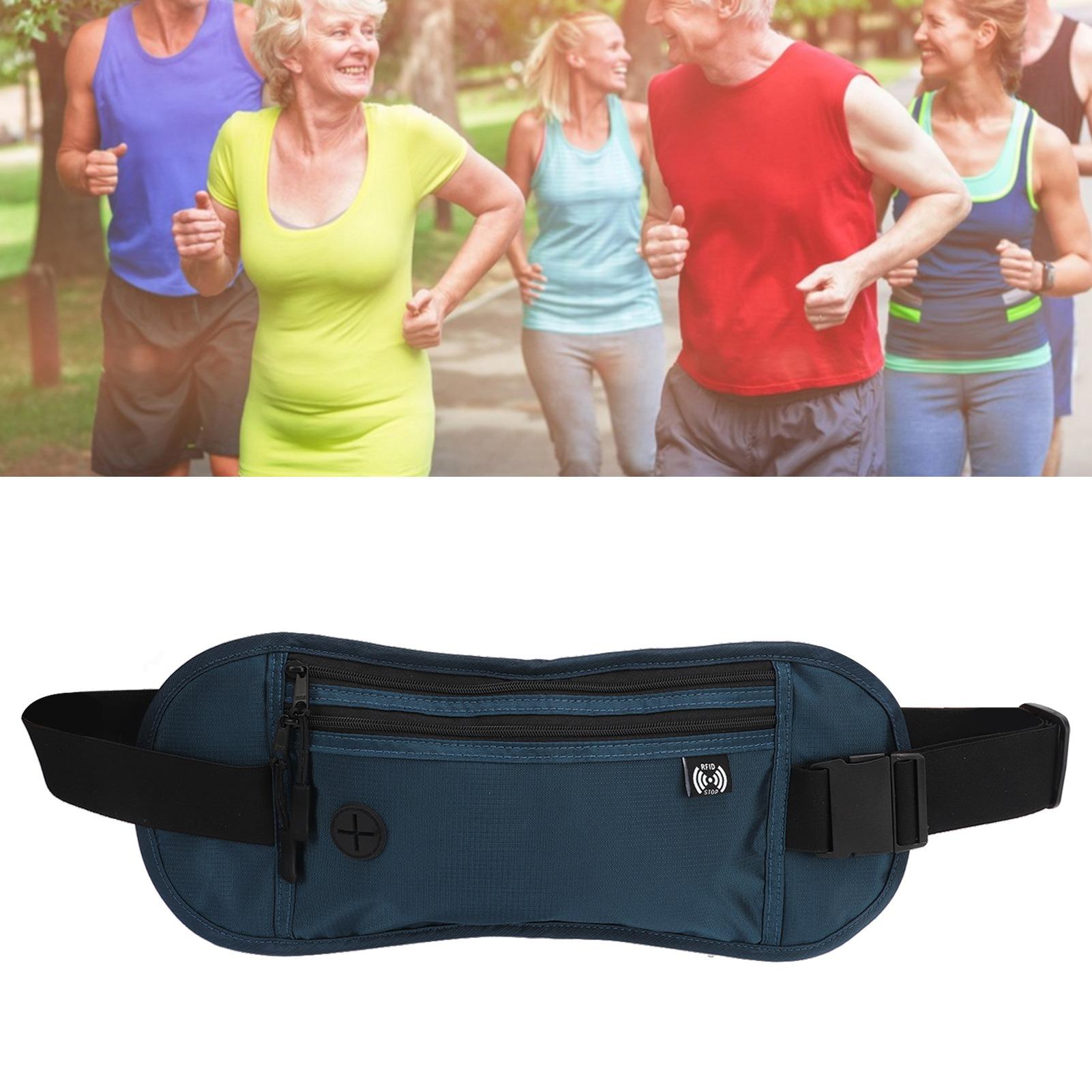 Спортивная поясная сумка большой емкости водонепроницаемая дышащая для улицы для бега велоспорта тренировок 1080₽