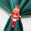 Nutcrackers Themd Metal Napkin Holders Set Of 6 Corrosions Resistant Holiday Dining Table Decorations
