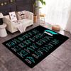 Formelkalender Fußmatte Design für Spielzimmer Dekorieren Sie Zimmer Eingangsbereich Esszimmer Anti-Rutsch-Teppich Dekorieren Sie Büros Spirituelles Geschenk