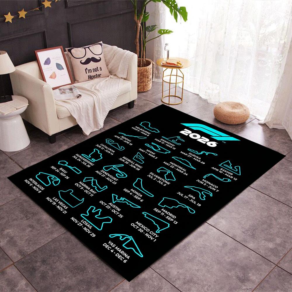 Formelkalender Fußmatte Design für Spielzimmer Dekorieren Sie Zimmer Eingangsbereich Esszimmer Anti-Rutsch-Teppich Dekorieren Sie Büros Spirituelles Geschenk