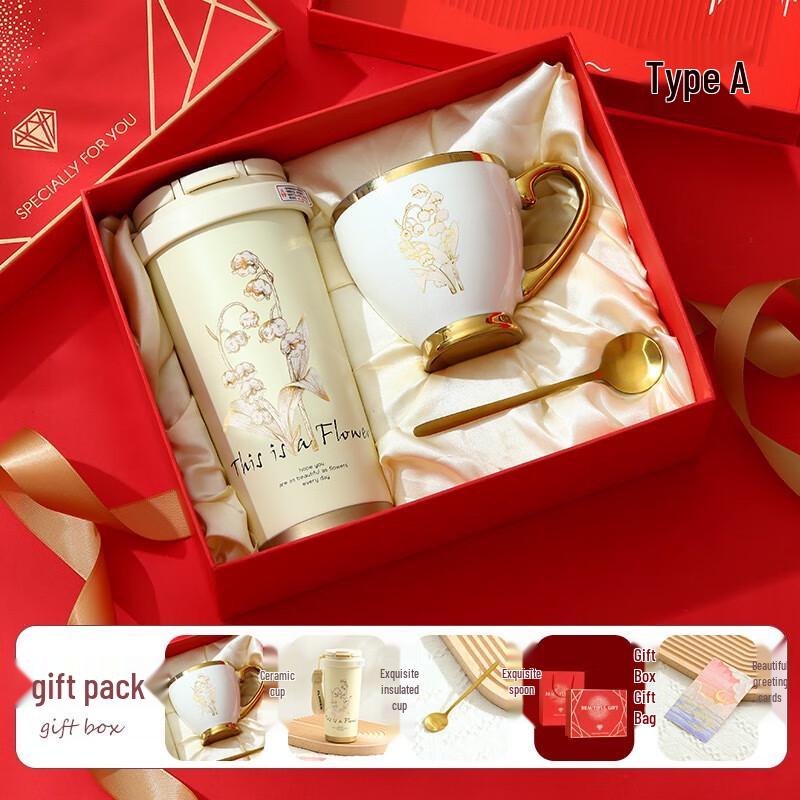Lily of the Valley Valentine s Day Mug Set