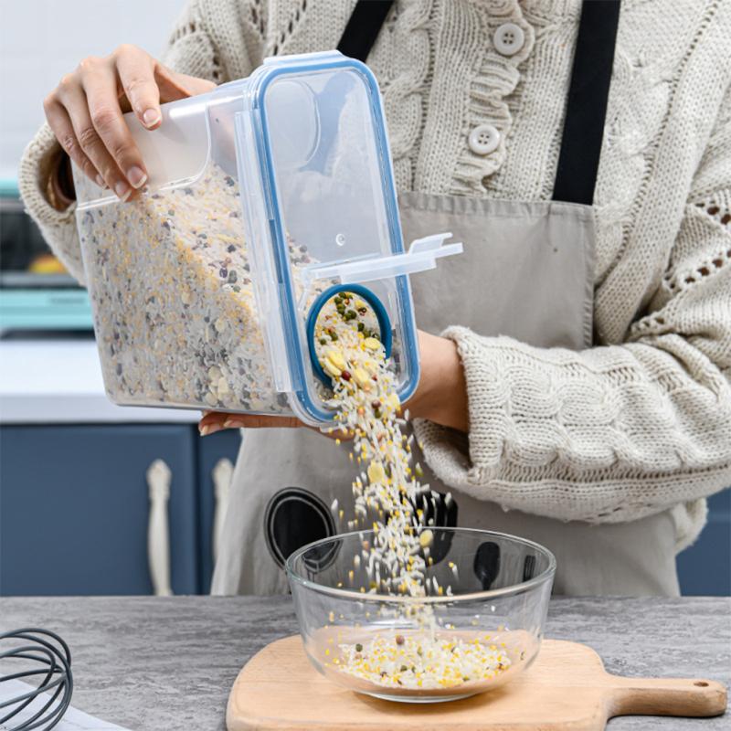 Cereal  Storage  Container Set Extra Large For Cereal Snacks Sugar Clamshell Sealed Can