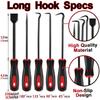 11Pcs Precision Picker And Hook Kit With Scraper And Magnetic Telescopic Toolbox