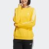 (WMNS) adidas neo 3-Strepen Crew sweatshirt 'Geel Wit' Dames HM7417