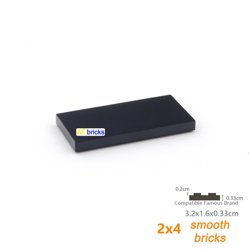 20pcs DIY Building Blocks Figures Bricks Smooth 2x4 Educational Creative Size Compatible With 87079 Plastic Toys for Children