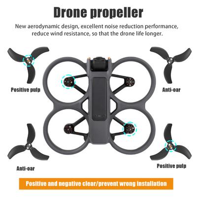 2 Pairs Drone Propeller for DJI Avata Low Noise Spare Propeller