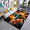 3D Airplane Fighter Pattern Floor Rug 15 Size Living Room Bedroom Bedside Bathroom Floor Mat Area Rug Carpets Cloakroom Decor