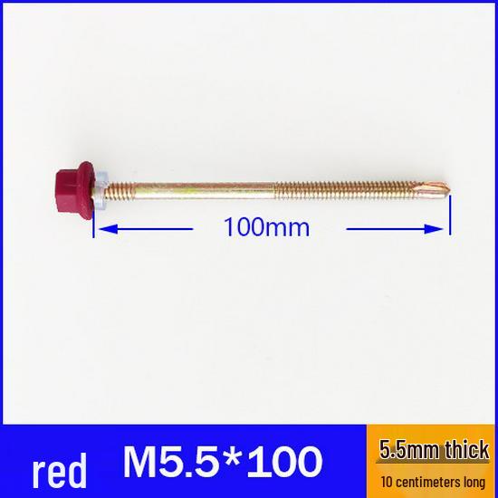 

Нейлоновий самосвердлувальний пластиковий гвинт із шестигранною головкою для монтажу сталевої та полімерної плитки