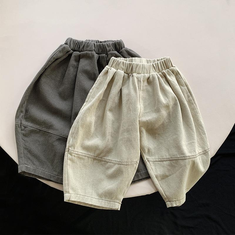 Boys and Girls Pants Loose Casual Wide Leg Harem Pants Baby Korean Stylish Outerwear Pants