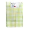 Hayashi Face Towel 2 Same Pattern Approx. 34 X 80cm Soda Check Green FC449114