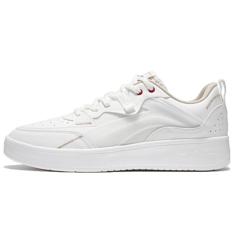 

Li Ning Xun Star Textile, Synthetic Leather Abrasion Resistant Low top Skateboard Shoes Men s Mist White AGCS085-3 40