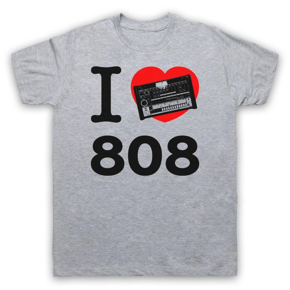 

I Love 808 Drum Machine Detroit Techno House Music Mens And Womens T-Shirt L