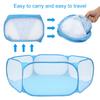 Portable Folding Pet Fence Small Dog Cat Animal Cage Game Playground Fences for Hamster Chinchillas and Guinea- Pigs
