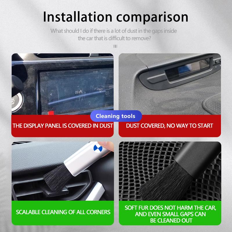 Car Outlet Cleaning Air-Conditioner Tool Multifunct Dust Brush For BMW M Sport M2 M3 M4 M5 M6 E46 E90 E60 F10 F20 E87 X3 X6 AC4
