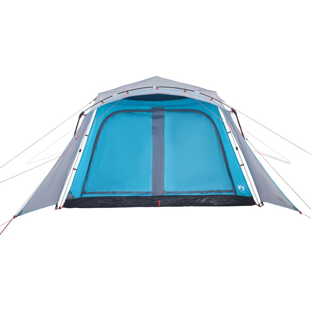 Family Tent with Porch for 9 Persons Blue Quick Release