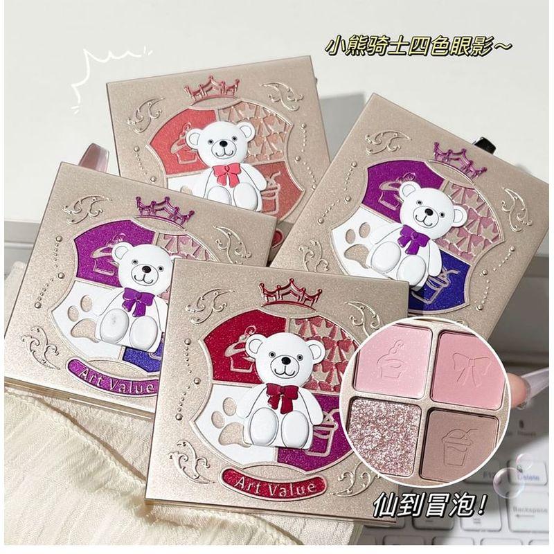 Art Value - Little Bear Knight 4 Colours Eyeshadow Palette