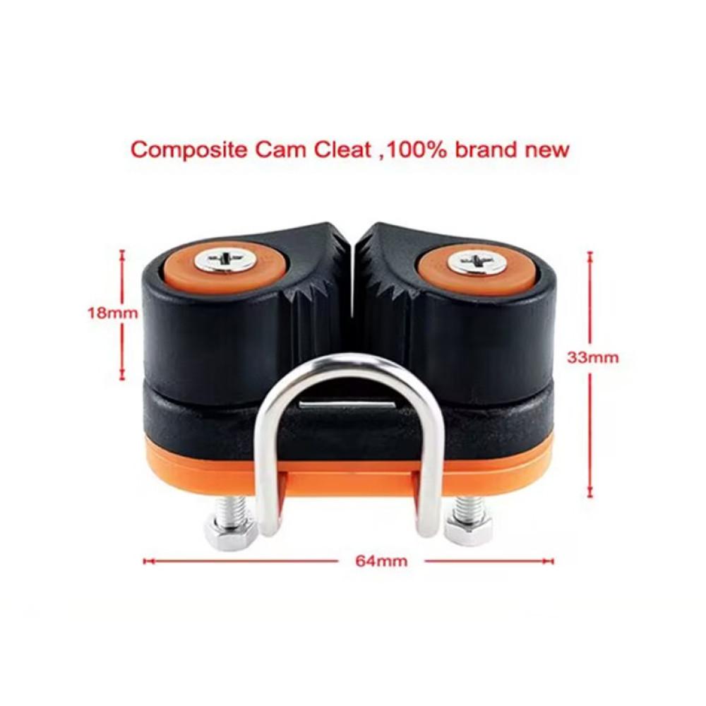 Galleria Composita a 2 File di Cuscinetti a Sfera Matic con Anello di Guida Attrezzatura Pilates Barca Ingresso Rapido Cavo Fissacavo Vela