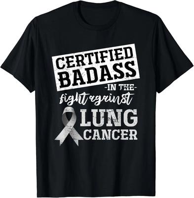 Lung Cancer Warrior Gift Funny Lung Cancer Awareness Gift Unisex T-Shirt