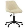 Day and Night - Day and Night Cream Velvet Swivel Dining Chair