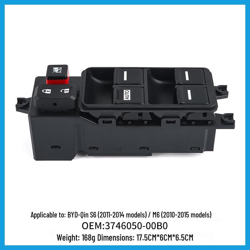 BYD S6/M6 Power Window Switch Assembly for 2011-2014 Models (S6-3746500A)