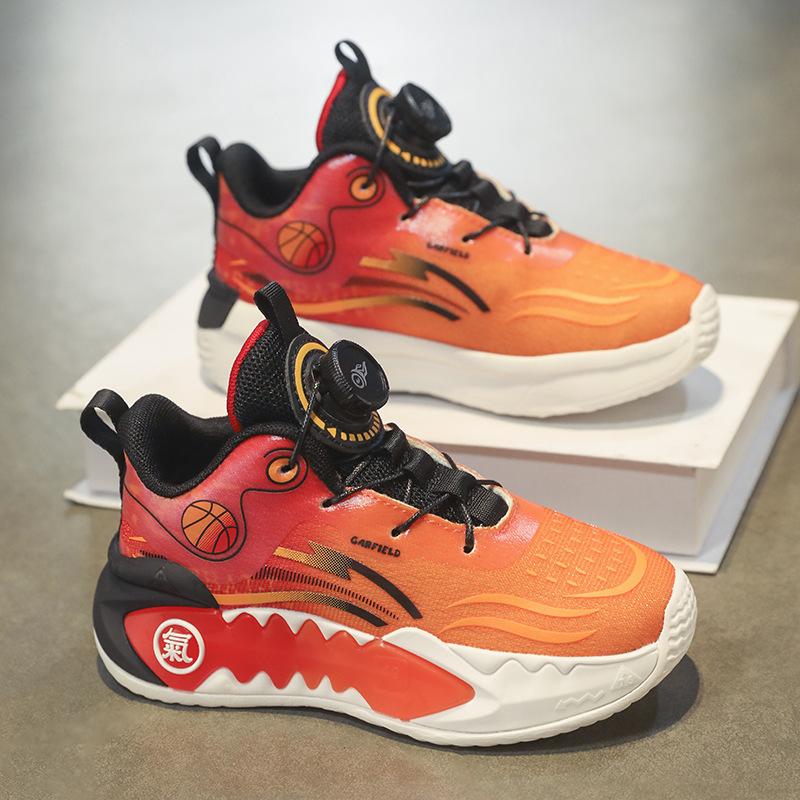 Children's shoes Boys' basketball shoes 2025 new spring and summer running shoes Middle school children and primary school students mesh sports shoes