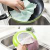Soft Quick Dry Rags Reusable Washcloths Non Stick Oil Cloths Cleaning Cloth Kitchen Cloth Dish Absorbent Coral Velvet Dishtowels