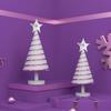 50Pcs Mini Christmas Tree Topper Star - Small Star Treetop Decorative Ornaments for Home Xmas Holiday Party