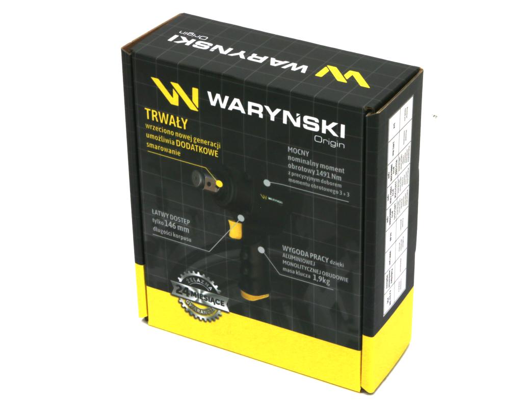 Klucz Udarowy 3/4 Aluminiowa Obudowa Z Wewnętrznym Smarowaniem Nowej Generacji 1491 Nm Waryński