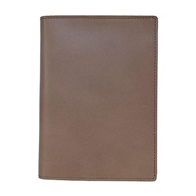 Rhodia Cover No. 13 Horizontal, Genuine Leather (Made In Japan) with One Notepad (Greige Ash)