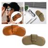 Soft Glasses Case Portable Fashionable Carrying Organizer PU Leather Eyeglass Pack for Hiking Traveling Unisex Outdoor Camping