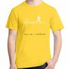 Jogger Jogging Heartbeat Jogging Fitness Pulse Ecg Funny Shirts Graphic Tee Summer Tops Tshirt New Arrival Goods Cotton Tshirt