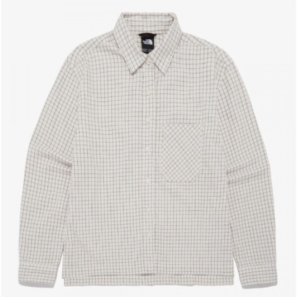 

The North Face Women S Arroyo Lightweight Flannel Shirt Nh8lq80 off-white/90(M)