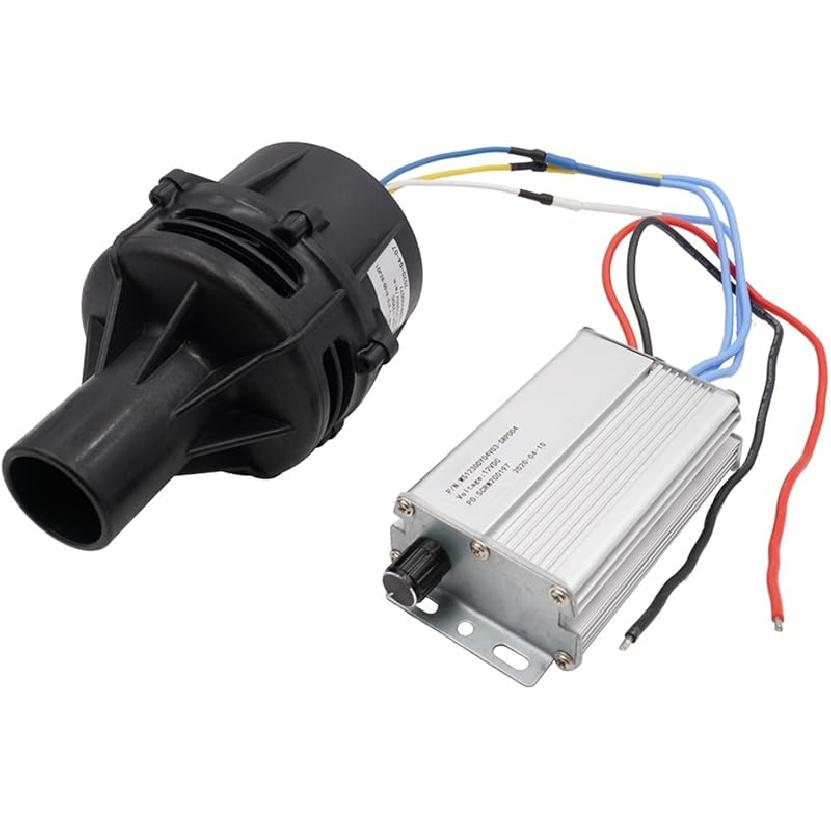 Industrial Fan DC 12V High Pressure Brushless Suction Type Precision Film Mulching Seeder Centrifugal Air Blower Fan Industrial Powerful Blower(12V