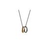 Couple Ring Necklace Steel Sweet Decoration Love Stainless Steel Necklace Men's Style EGS2760001