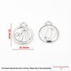 18k Gold Zodiac Pendants for DIY Luxury Jewelry - Small Accessories for Bracelets & Necklaces