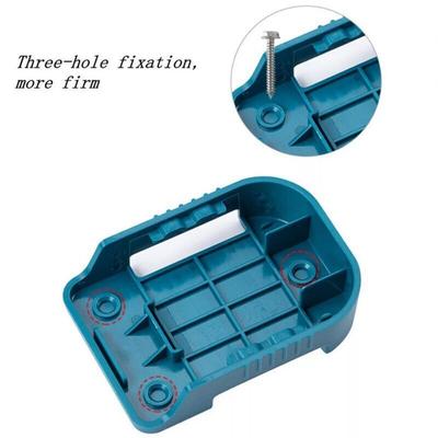 5Packs Tool Mount Storage Bracket For Makita/Bosch/Dewalt/Milwaukee 18V Li-ion Battery Tool Machine Drill Holder Slots Stand