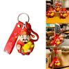 Adorable Cartoon Caishen Keychain Lucky Charm For Car Keys And Bags Perfect New Year Gift