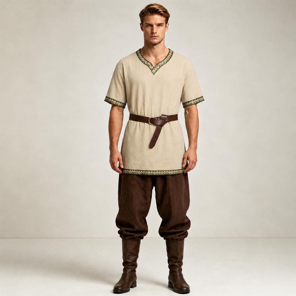 Men's Costume with Waistband for Halloween