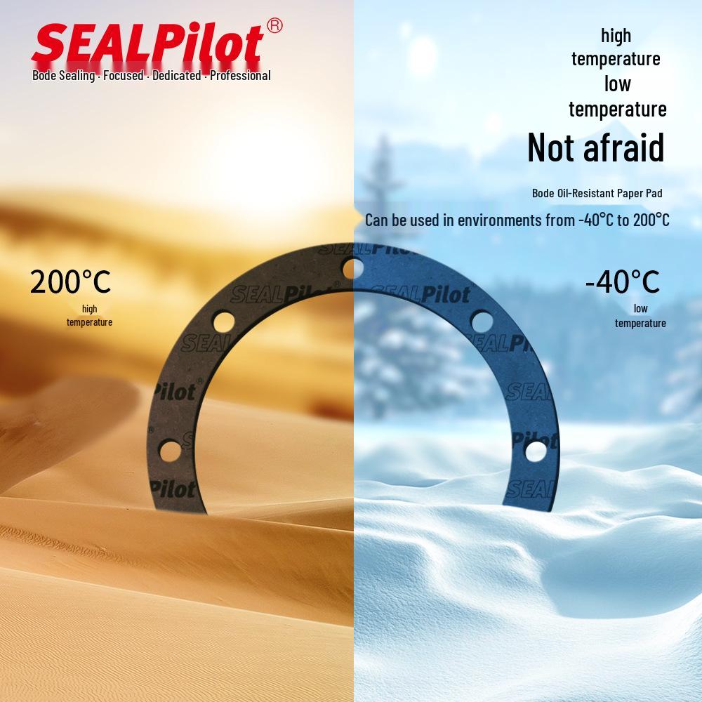 Oil-Resistant Fiber Paper Gasket for Engine, Water Pump, and Gearbox Seals
