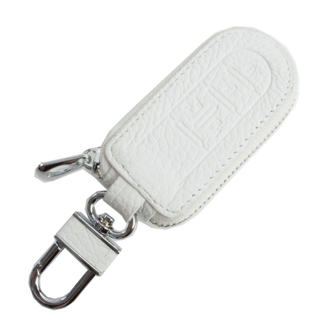 

PureNicot КРУТОЙ Чехол для Смарт-Ключа, Натуральная Кожа, Эксклюзивный Дизайн, Daihatsu Тип C Free Size белый